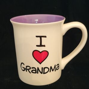I ❤️ Grandma Mug by Laurie Vessey.